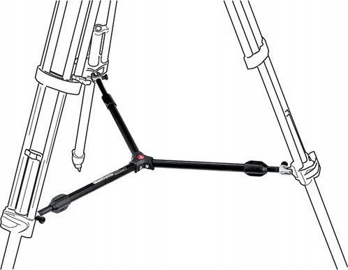 Përhapës mesatar për trekëmbësh Manfrotto 537SPRB, teleskopik, profesional