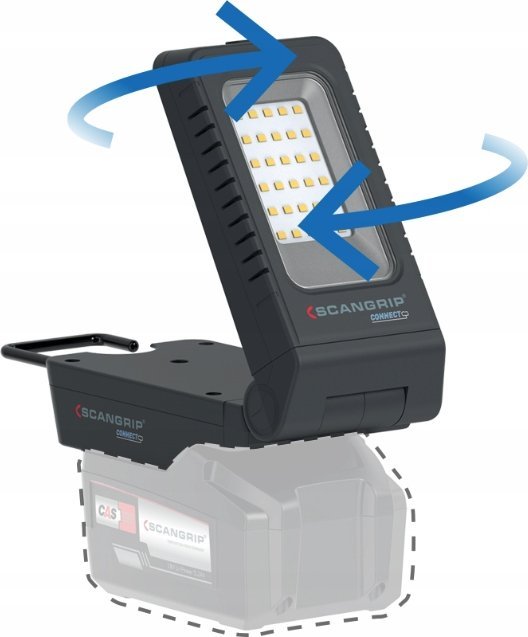 Prozhektor pa kabëll Scangrip CONNECT BASIC 18V, LED 1000 lumen, kompakt, pa bateri