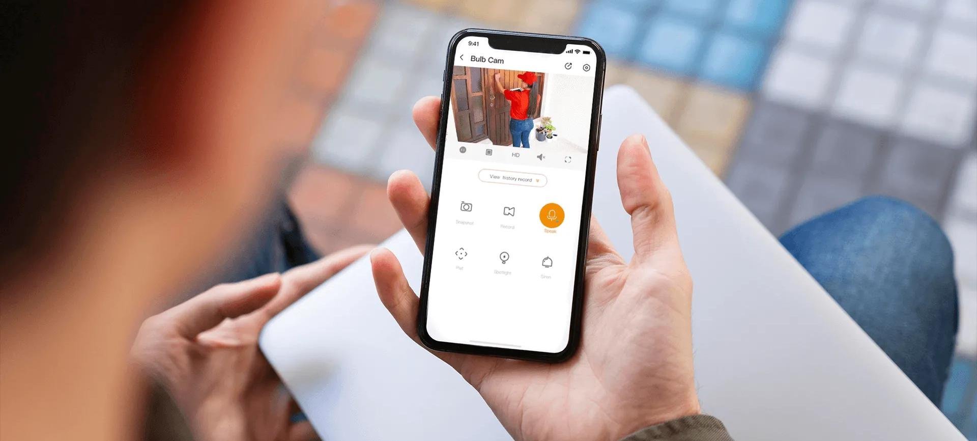 Kamerë sigurie Imou by Dahua Bulb, 5MP, WiFi, vizion nate, e bardhë
