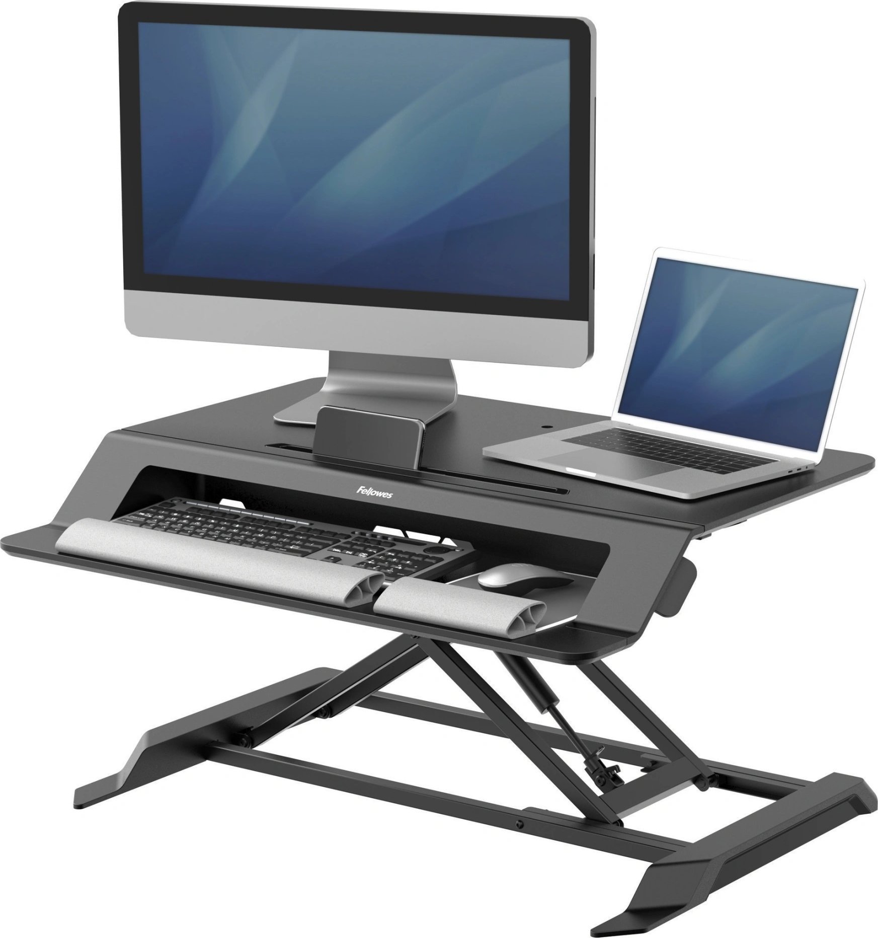 Stacion pune qëndrimi FELLOWES Lotus LT, rregullim lartësie, deri 17kg, i zi