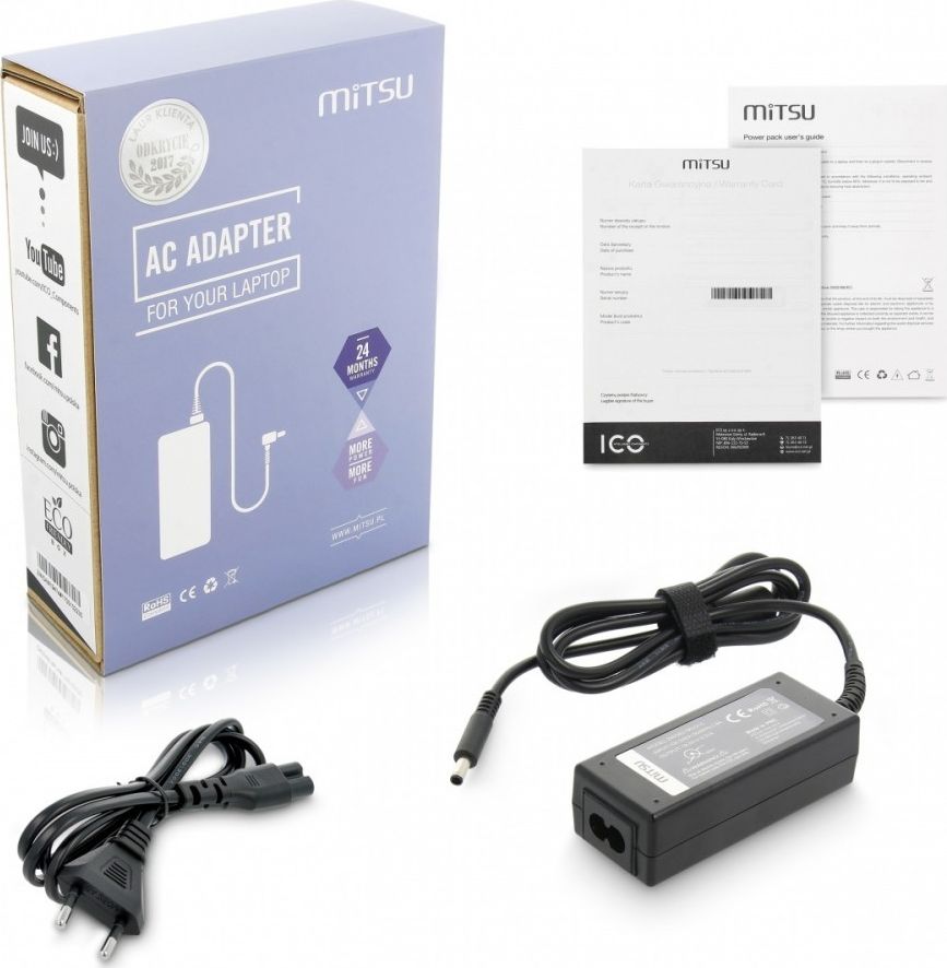 Karikues për laptop Mitsu 45W, 3mm, 2.3A, 19.5V
