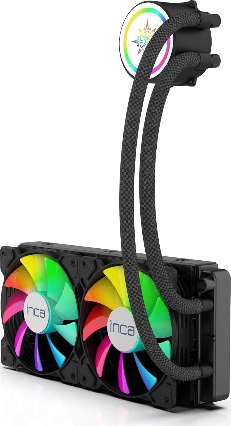 Ftohës uji për CPU Inca ISS-02XN, 2x120mm PWM, i zi