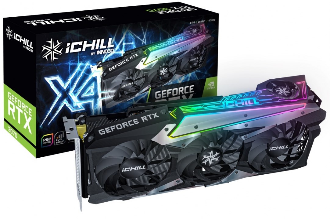 Kartë grafike Inno3D iChill NVIDIA GeForce RTX 3070, 8 GB GDDR6