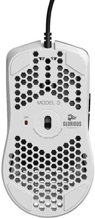 Maus Glorious Model O, i bardhë me shkëlqim