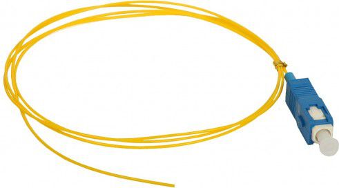 Pigtail fibër optike ALANTEC SM 1J 9/125, SC, 2 m, i verdhë