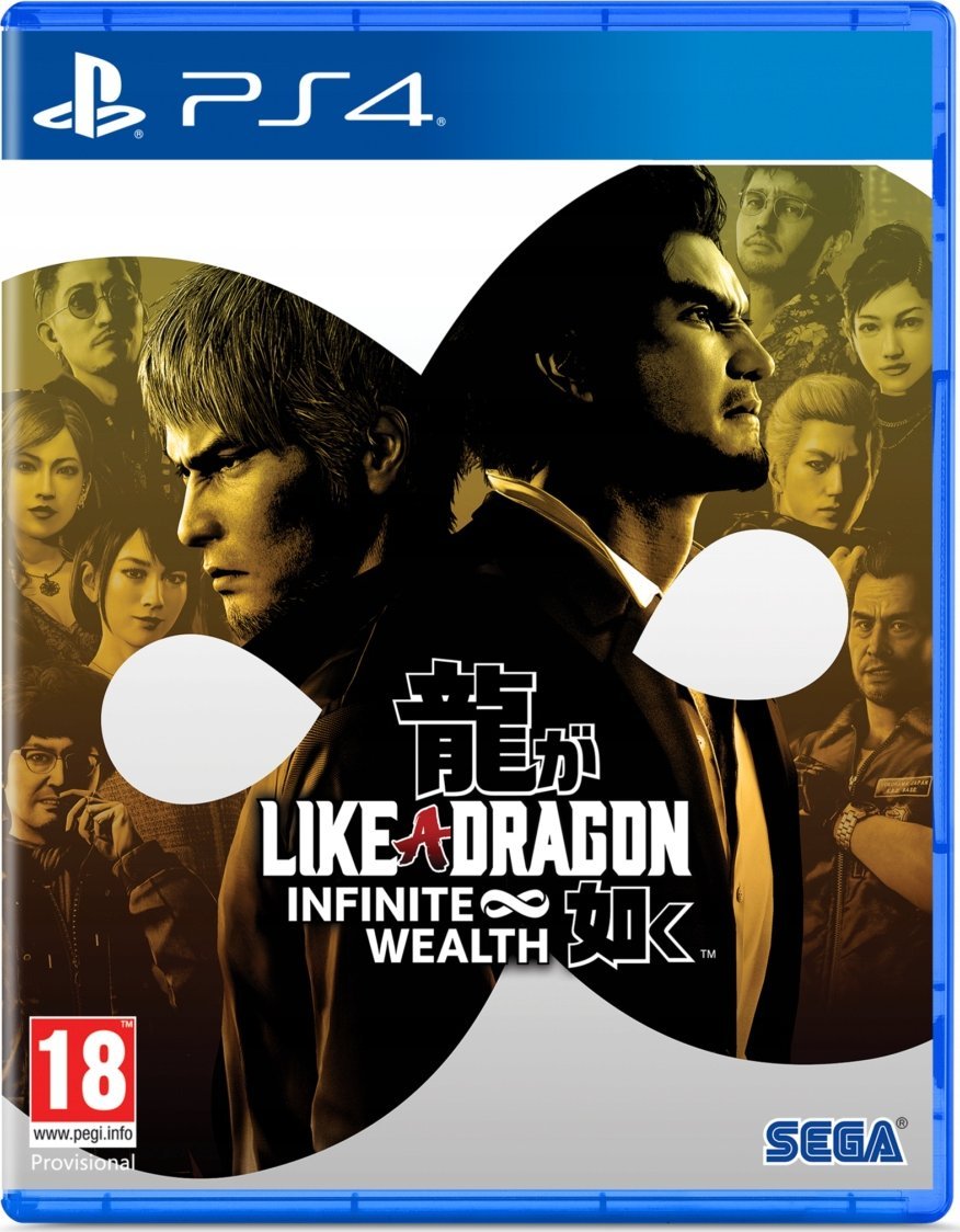 Lojë PlayStation 4 SEGA Like a Dragon Infinite Wealth, RPG, një lojtar, multigjuhëshe