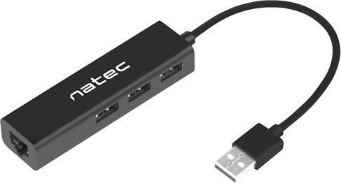 USB HUB Natec Dragonfly 1x RJ-45 + 3x USB-A 2.0