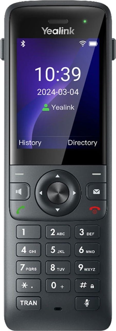 Telefoni IP Yealink AX83H, pa tela, ekran 2.4", Wi Fi, i zi