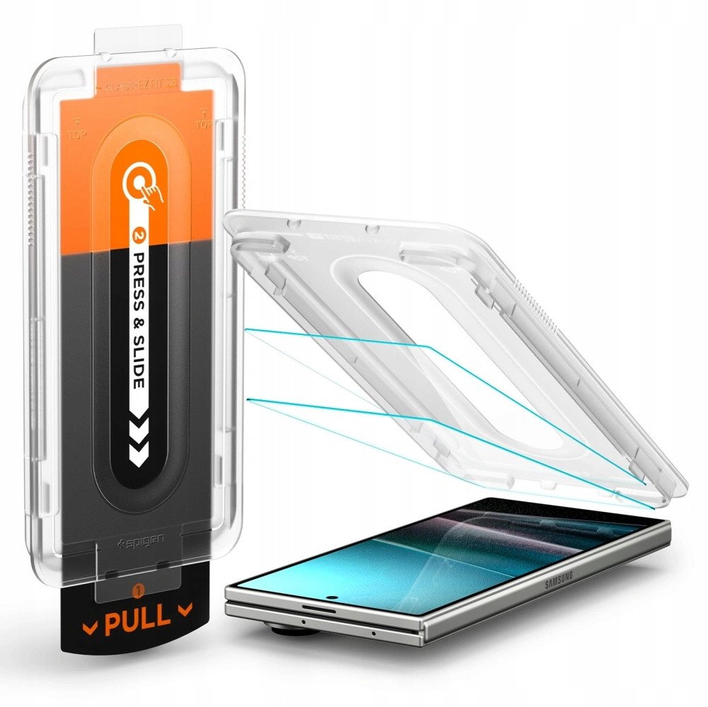 Mbrojtëse ekrani Spigen Glas.tR EZ Fit Pro HD, 2 copë, për Galaxy Z Fold 7, transparente