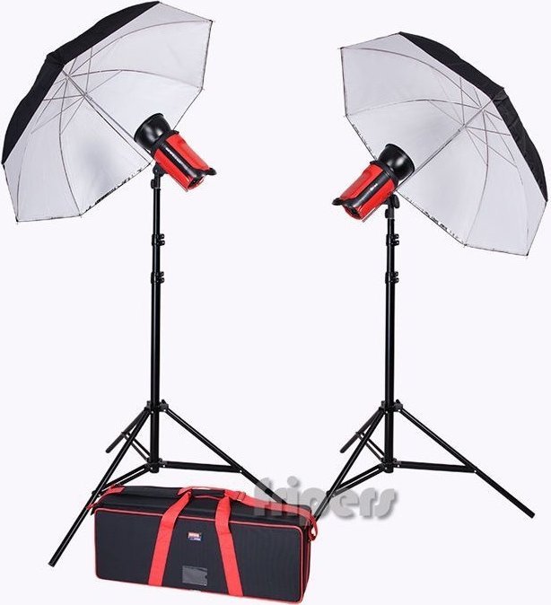 Set ndriçimi fotografik Aurora Orion 800, 2x400Ws, 2 çadra 100cm, 2 stenda 260cm