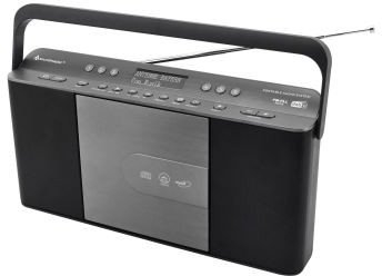 Radio CD Soundmaster RCD1870SW, DAB+, USB MP3, gri e zezë