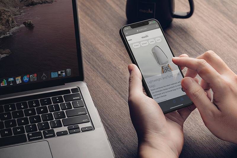 Xham mbrojtës Moshi Moshi AirFoil Pro, për iPhone 12 dhe 12 Pro, kornizë e zezë