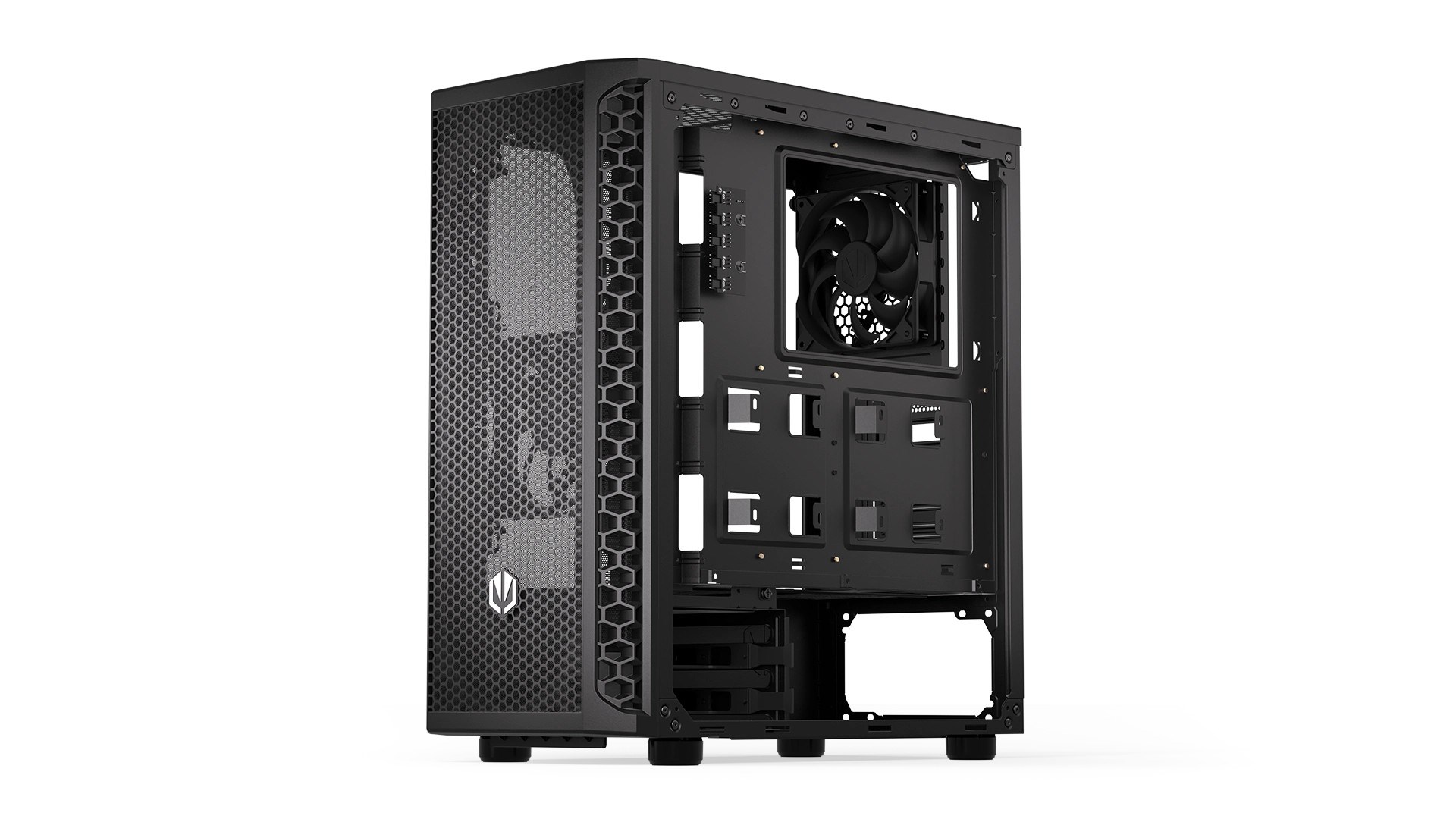 Kuti kompjuteri Endorfy Signum 300 Core EY2A004, ATX, me xham të temperuar, e zezë