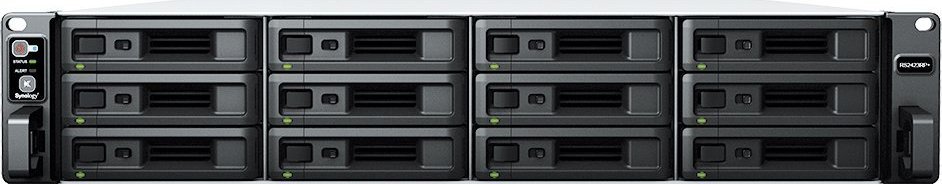 File server Synology RS2423RP+, 2U, 12 slote, gri
