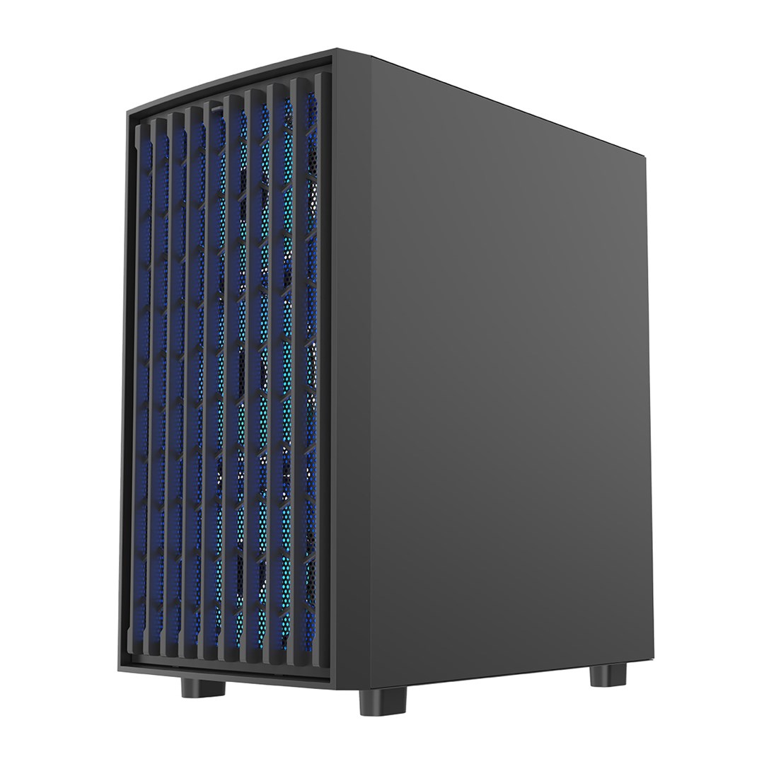 Kuti kompjuteri Modecom Breeze ARGB Flow, midi tower, xham i temperuar, e zezë
