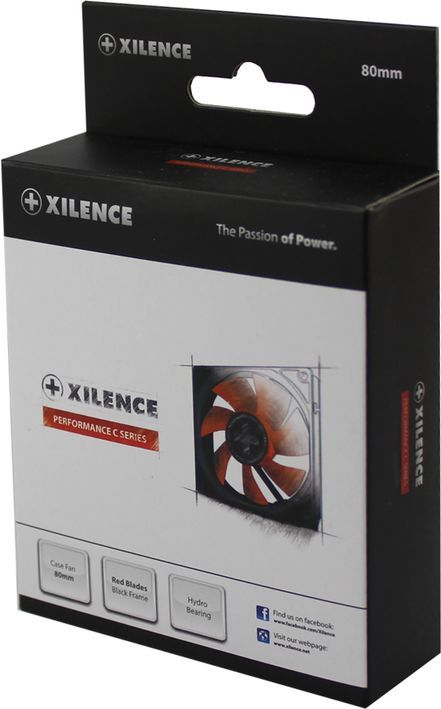 Xilence XF037 Performance C Вентилатор за Куќиште, 80 x 80 x 25 mm
