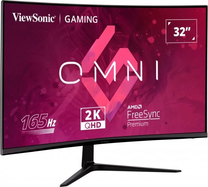 Монитор ВјуСоник VX3218C-2K, 32", 2K, 165Hz, црн