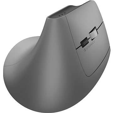 Maus vertikal Eternico MV470, pa tela 2.4 GHz dhe Bluetooth, i rikarikueshëm, gri