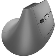 Вертикален глушец Eternico MV470, безжичен 2.4 GHz и Bluetooth, полнлив, сив
