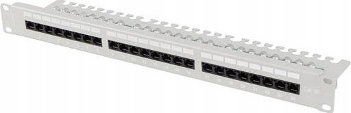 Panel patch Lanberg 24 porta, 1U 19", Cat5e UTP, me organizues kabllosh