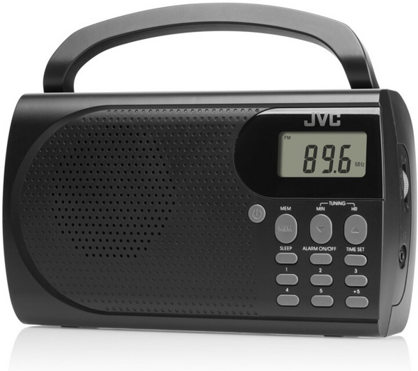 Radio JVC RA-E431B, e zezë