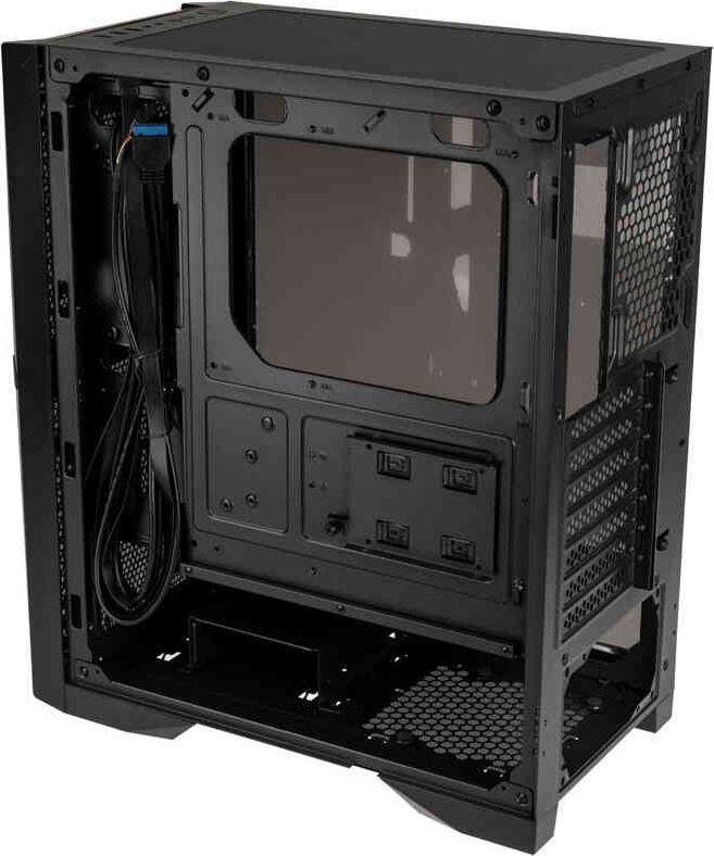 Kasë Raijintek Silenos MS, e zezë, Midi Tower