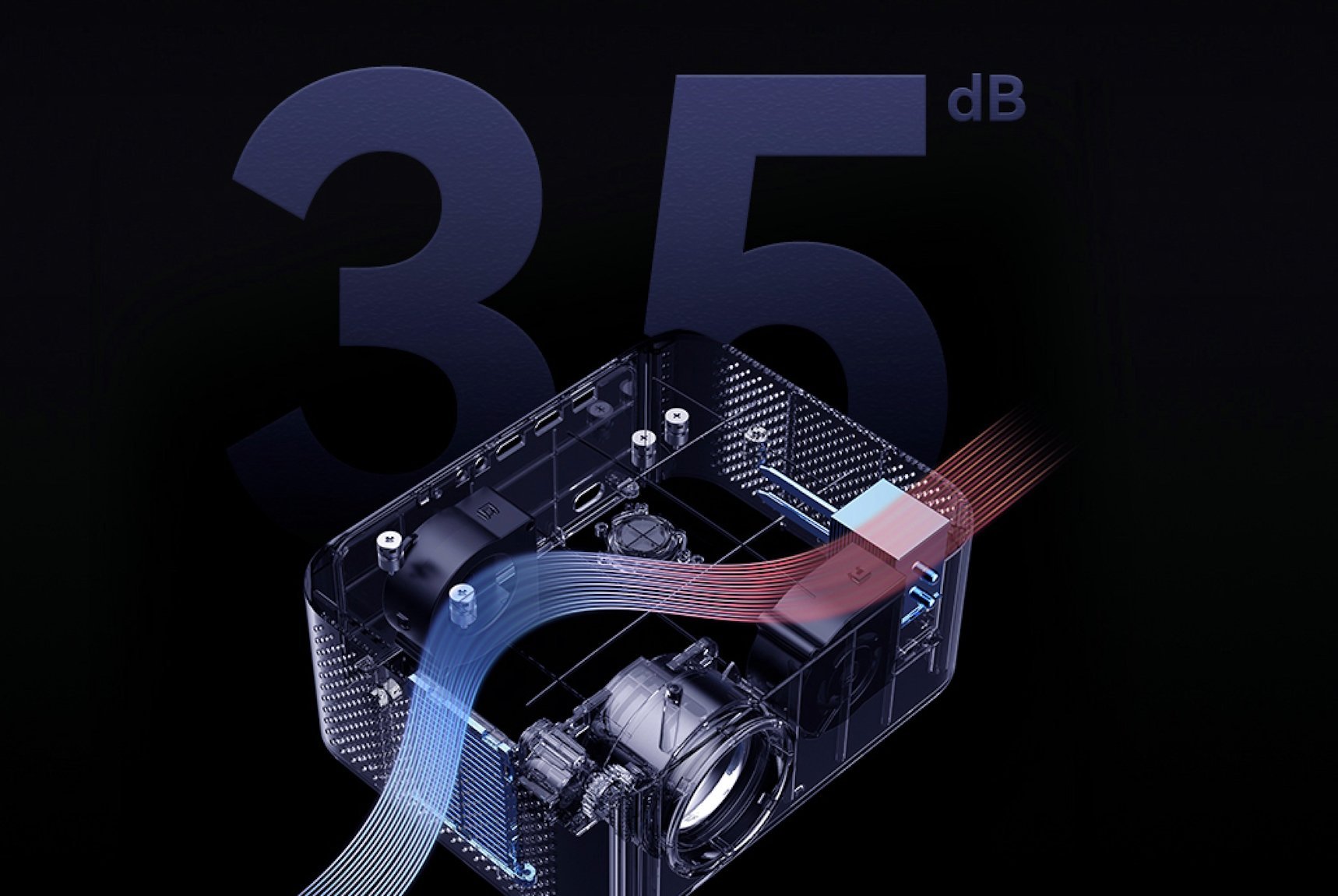 Projektor Xiaomi Wanbo X2 Pro, Full HD, WiFi, i bardhë
