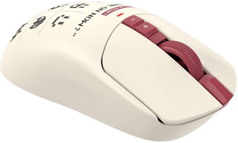 Maus lojërash Bloody R72 Ultra Duo, pa kabllo dhe me kabllo, 20000 DPI, i kuq