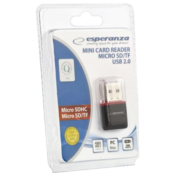 Lexues kartash MicroSD ESPERANZA EA134K, i zi