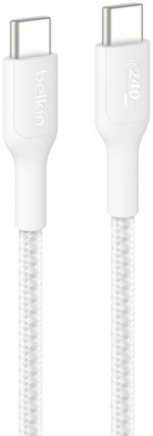 Kабел USB-C Belkin BoostCharge Pro, 2 m, бел