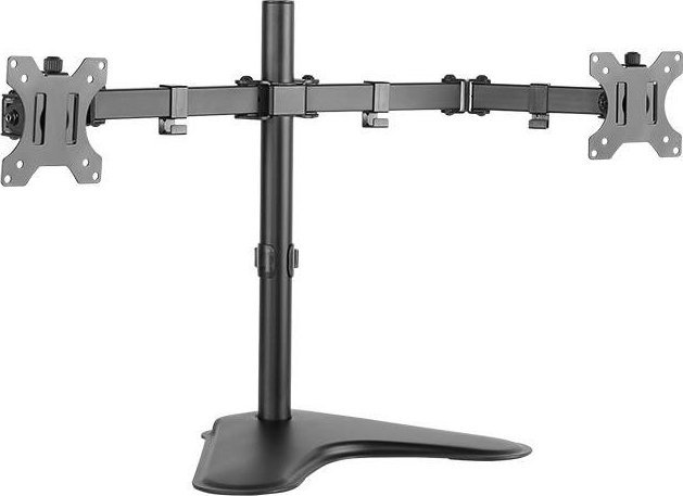 Mbajtës tavoline për 2 monitorë LogiLink, 13-32", 8 kg, i zi