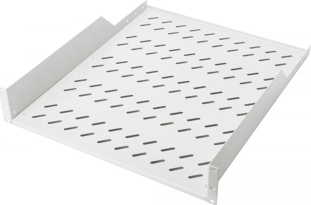Raft fiks për kabinet 19" LevelOne Equip EZFS-19-2-80-G, 2U, 800mm, gri