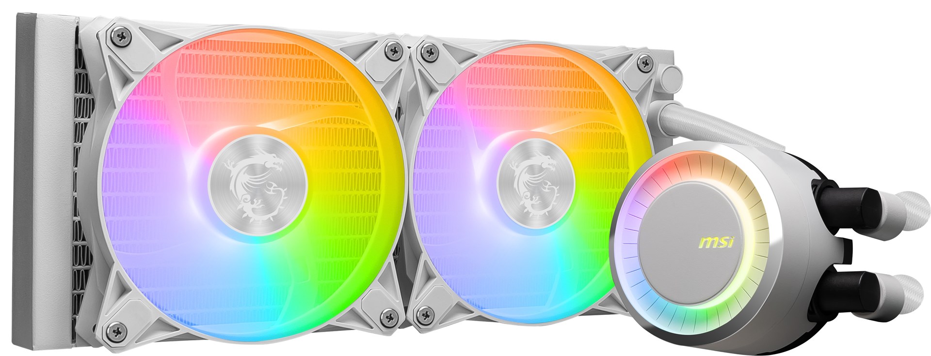 Ftohës me ujë MSI MAG CoreLiquid E240, 277x119mm, i bardhë