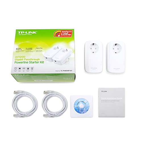 Adapter PowerLine TP-Link TL-PA8010P KIT, 1300 Mbps, Gigabit Ethernet, i bardhë