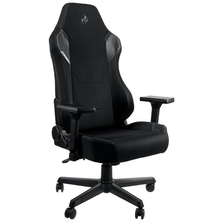 Karrige gaming Nitro Concepts X1000, ergonomike, pëlhurë dhe lëkurë PU, e zezë