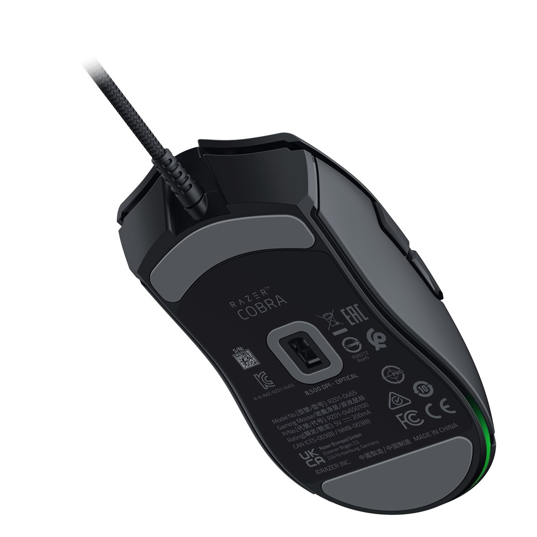 Maus lojërash Razer Cobra, USB, 8500 DPI, i zi