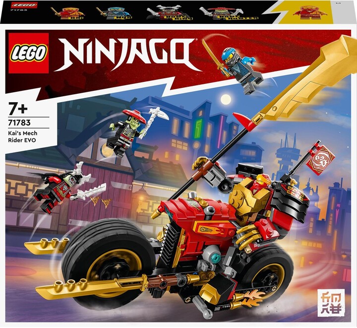Set LEGO® NINJAGO® 71783 Kai's Robobike EVO, 312 pjesë