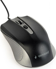 Maus Gembird MUS-4B-01-GB, me kabllo, USB, i zi dhe i hirt