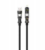 Kabllo karikimi MORRE M111 4 in 1, 240W PD, 1m, e zezë