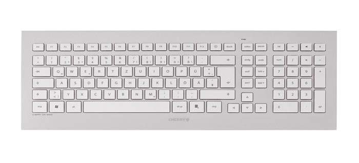 Set tastierë dhe maus CHERRY DW 8000, Wireless, e bardhë