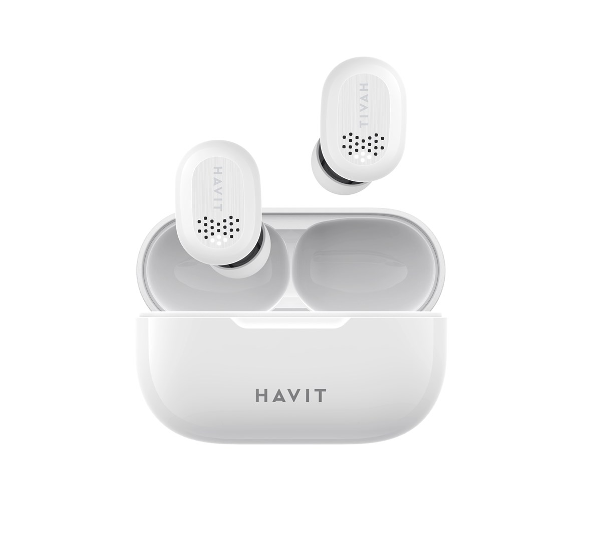 Dëgjuese Havit TW925 - TWS wireless, të bardha 