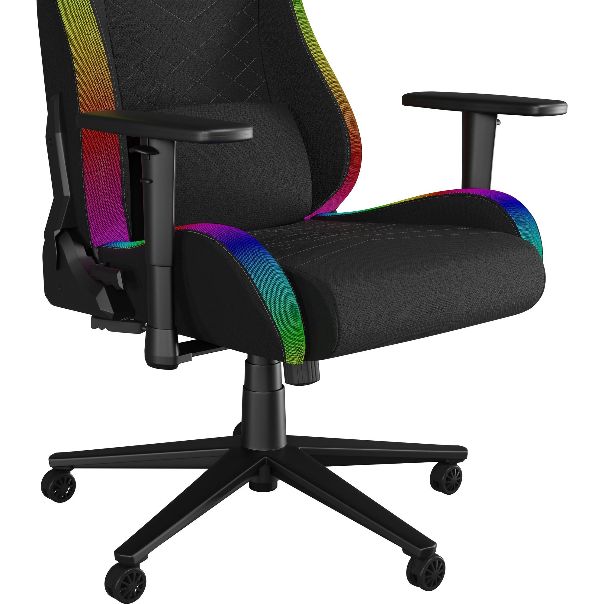 Karrige gaming Genesis Trit 660 RGB, ergonomike, me ndriçim RGB, e zezë