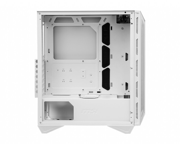 Куќиште за компјутер MSI MPG GUNGNIR 110R WHITE, стакло, бела боја