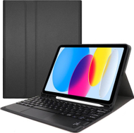 Këllëf me tastierë Strado për Apple iPad 10.9" 2022, Bluetooth, me touchpad, i zi