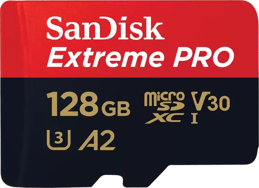 Kartë memorie SanDisk Extreme PRO microSDXC, 128GB, Class 10 UHS I U3 A2 V30
