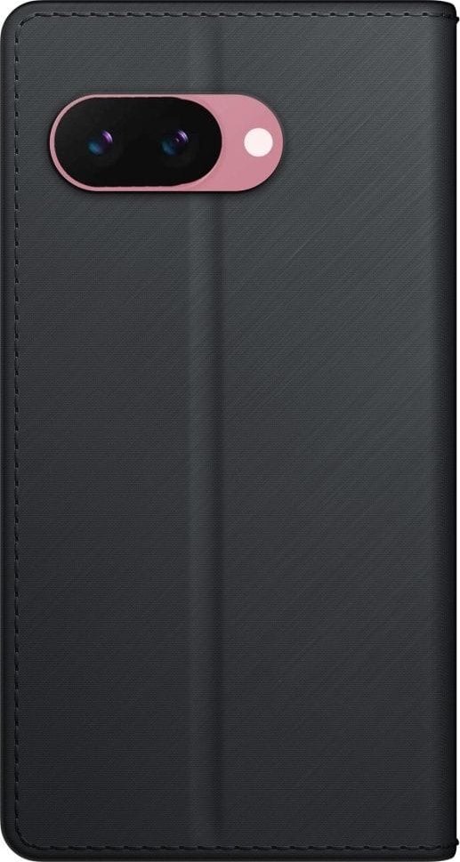 Këllëf portofol 3mk Wallet Case për Google Pixel 9a, najlon dhe TPU, me magnet, i zi