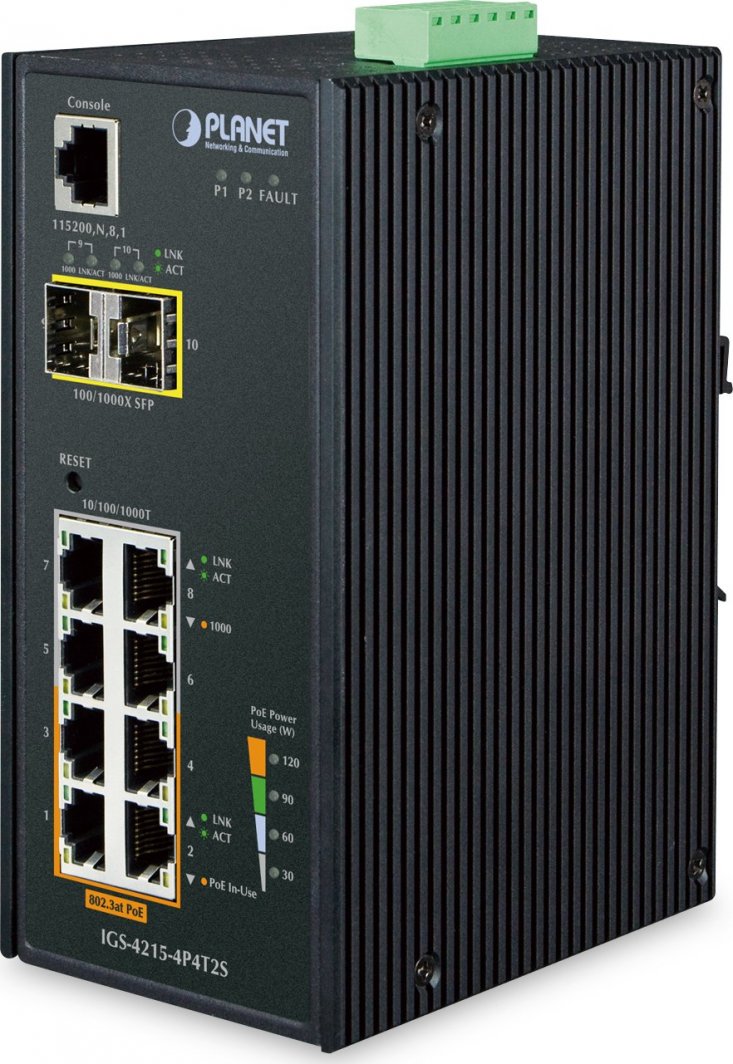 Switch Planet IP30 Industrial L2/L4 4-Port