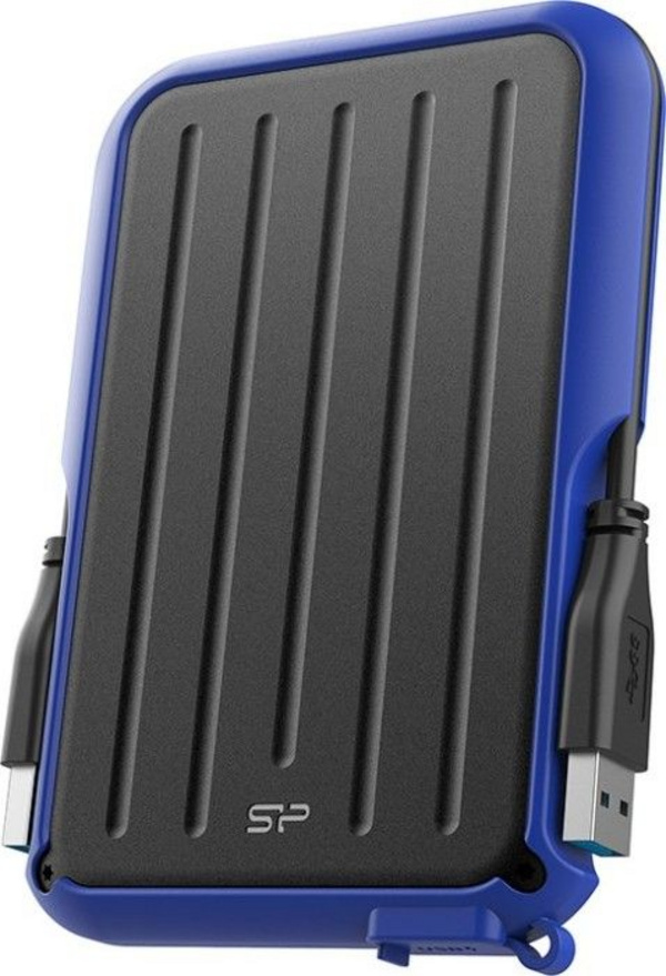 Hard disk i jashtëm Silicon Power Armor A66, 5TB, USB 3.2, i zi/i kaltër