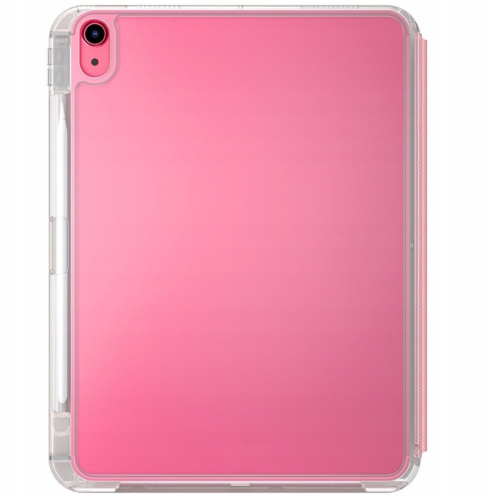Mbulesë për tablet Skinarma Zeta Case për Apple iPad 11th Gen 2025, me mbajtëse për stylus, me këllëf me qëndrim, rozë