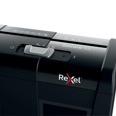 Prerëse dokumentesh Rexel Secure S5 P-2, 10L, 5 fletë, e zezë